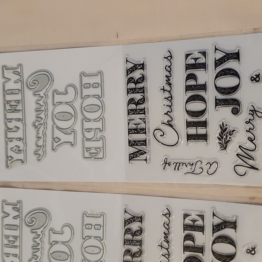 Christmas Clear Stamps & Dies - Picture 3 of 4